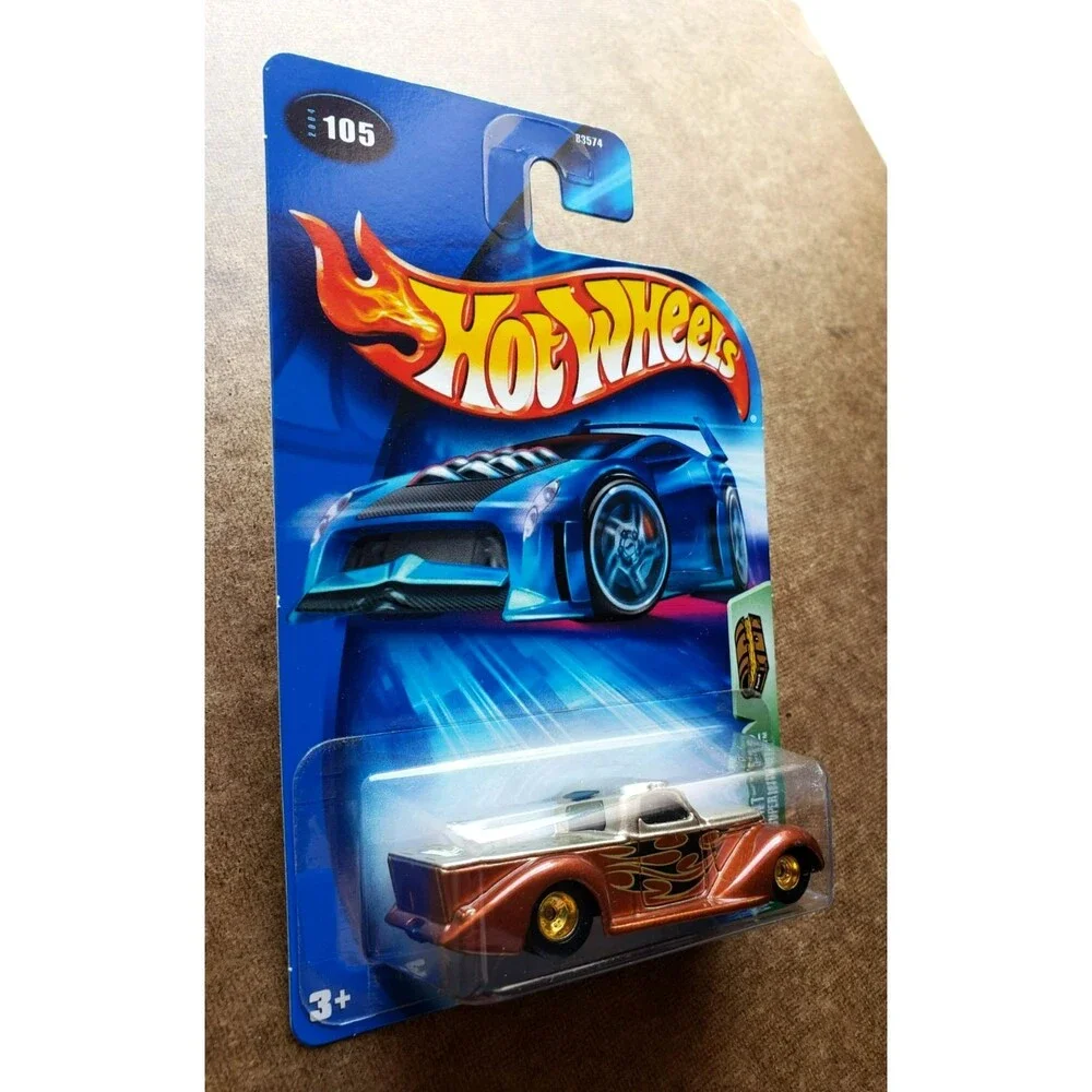 2004 Hot Wheels T-HUNT SUPER SMOOTH Truck Copper Gold TREASURE HUNT 105 GOLD RR!